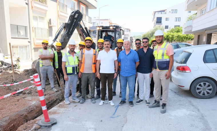 Dikili'de Doğal Gaz Ağı Genişliyor: 5. Etap Çalışmaları Hız Kesmeden Başladı